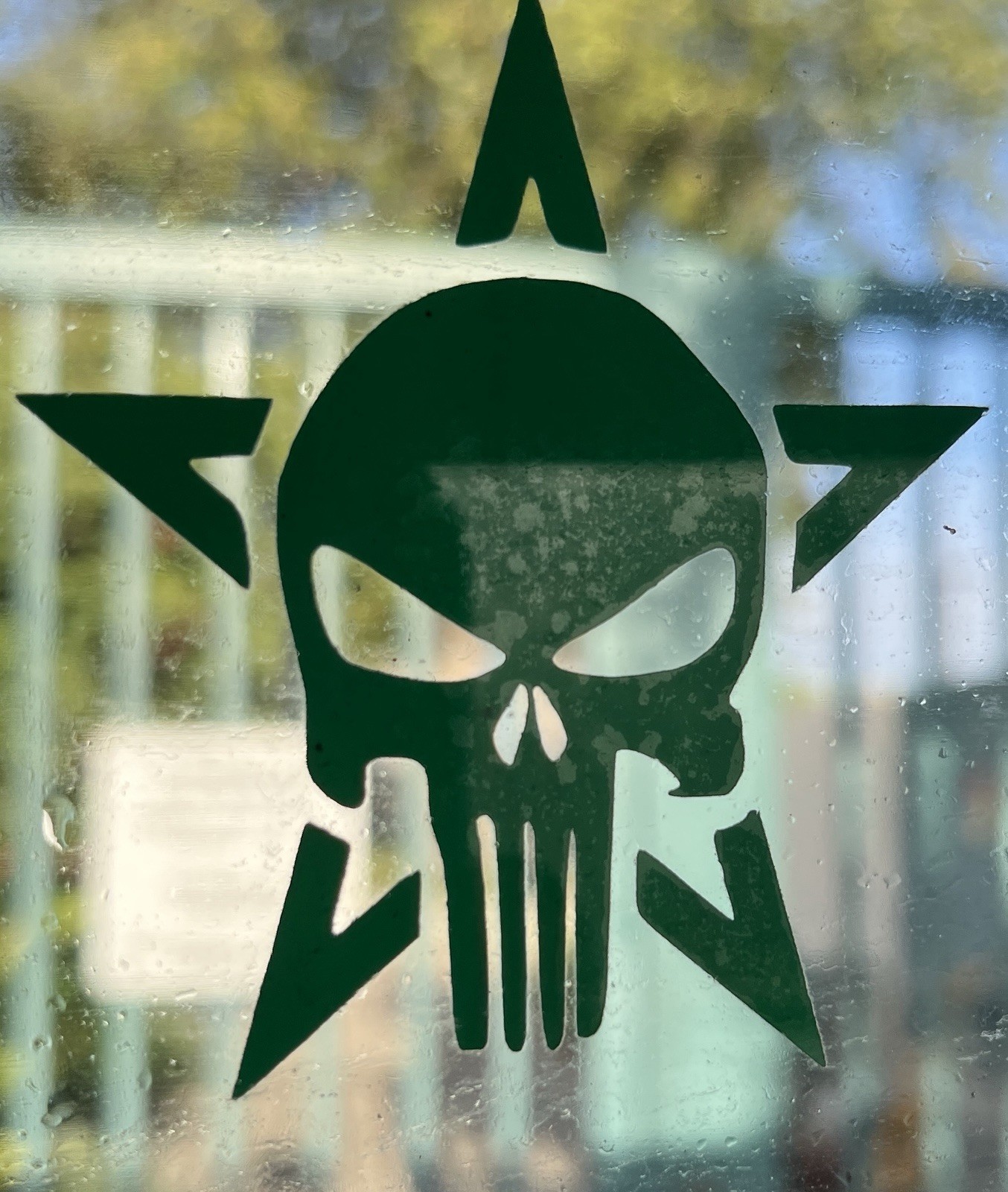Punisher Skull – Vinyl Decal Sticker. Free Shipping