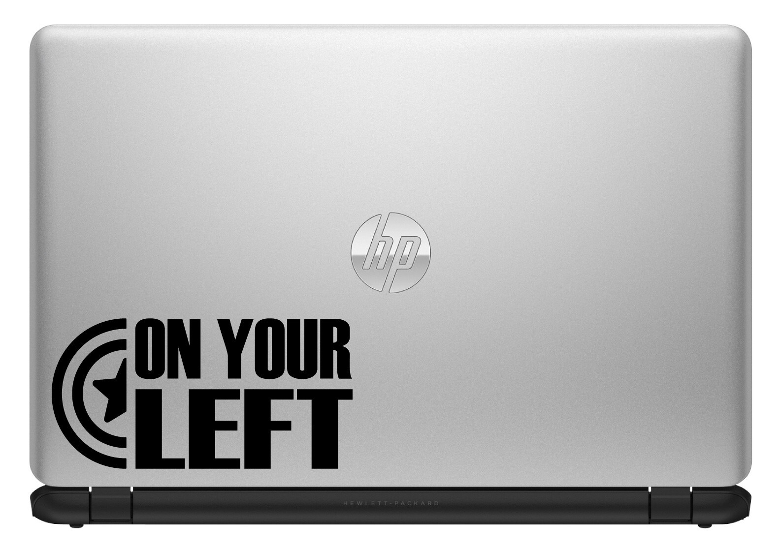 Captain America On Your Left 7 Inch Custom Vinyl Sticker / Decal