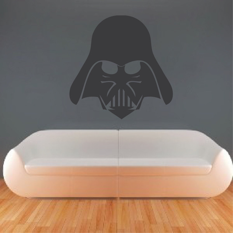 Darth Vader Wall Decal Star Wars Wallpaper Mural Vinyl The Last Jedi Design, g63