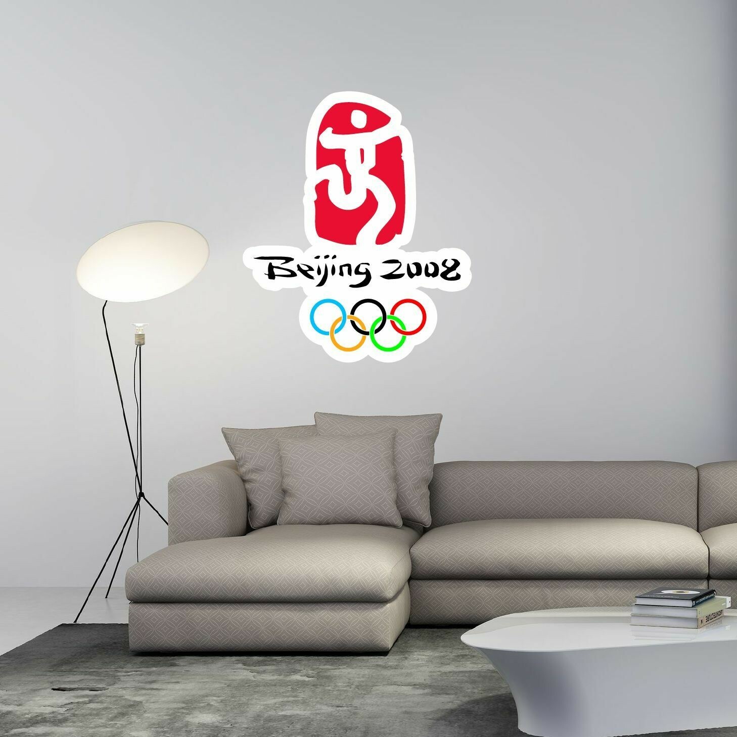 Beijing 2008 Olympic Games China Wall Decor Sticker Decal 20"X25"