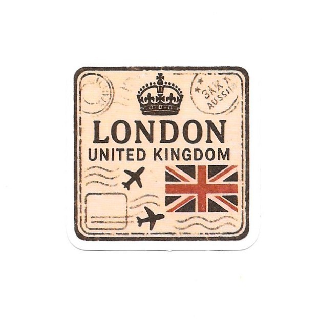 London United Kingdom Vinyl Sticker Union Jack Flag Travel Souvenir Laptop Gift