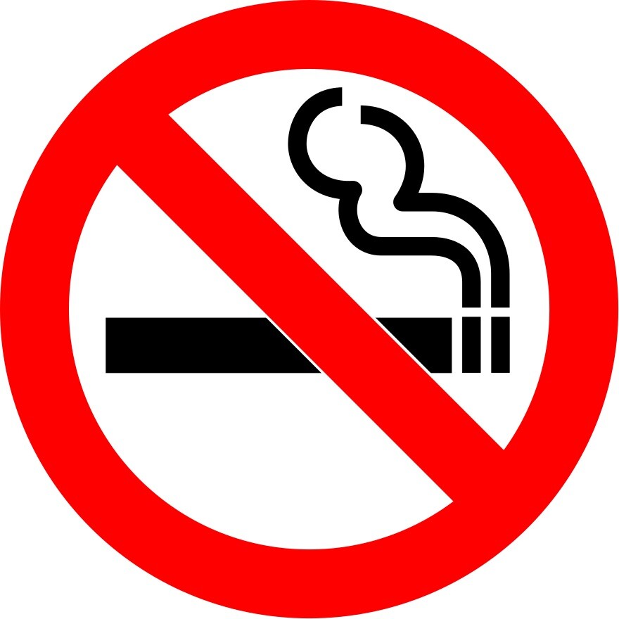 New No Smoking Sign 3” round Sticker Decal for windows glass sign crafts doors