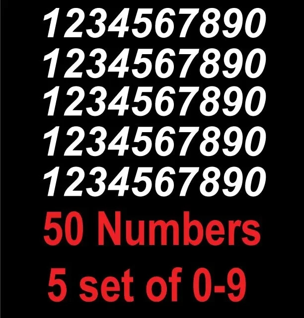 Mailbox Address locker Numbers Decal Vinyl Sticker Window Door Wall Sign Decals