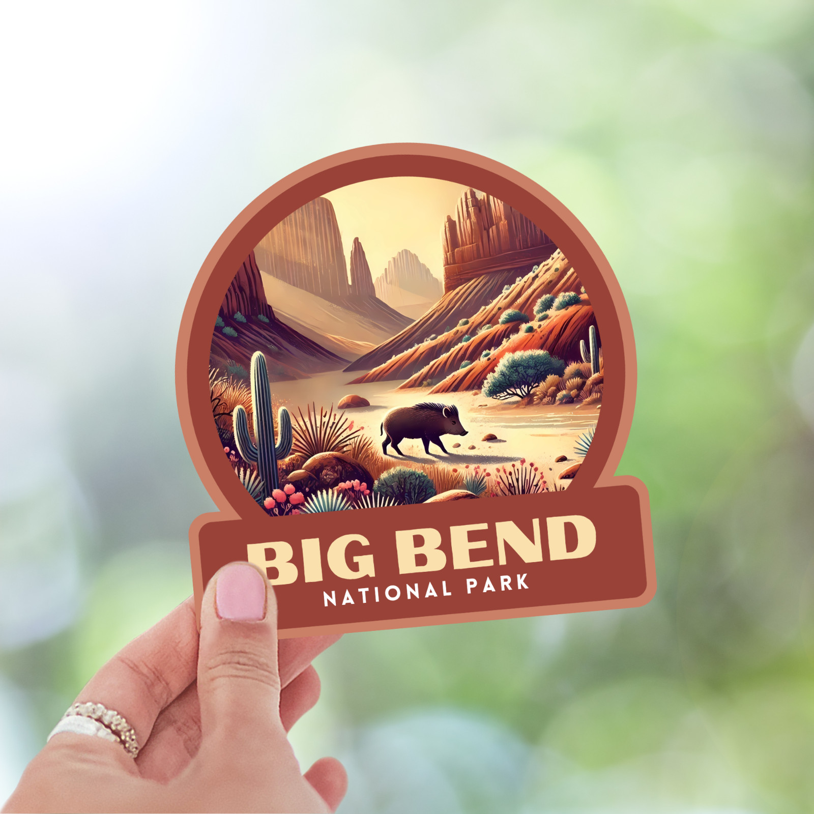 Big Bend National Park Sticker Vinyl Decal Laptop Water Bottle Cooler