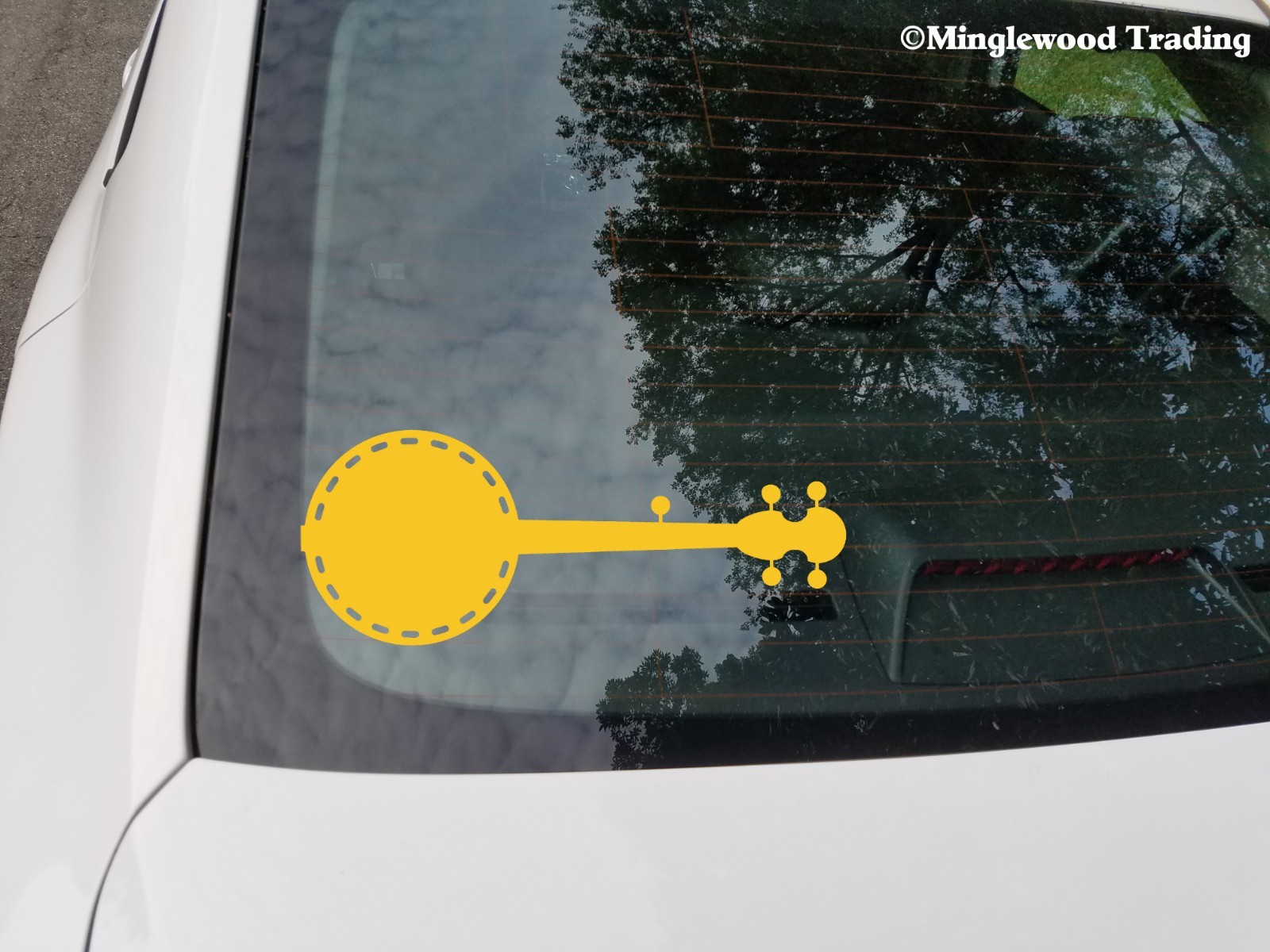 BANJO – Vinyl Decal Sticker – Bluegrass Country Music Picking