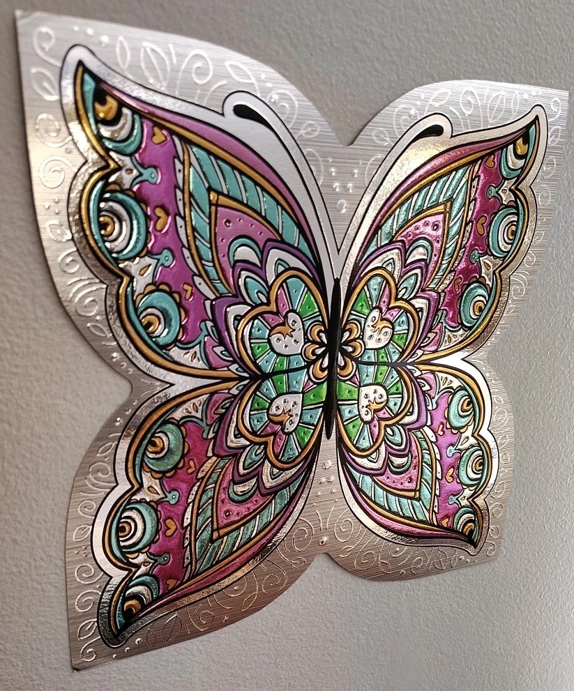 Main Street Butterfly Peel and Stick Tile Decals – Lot of 12
