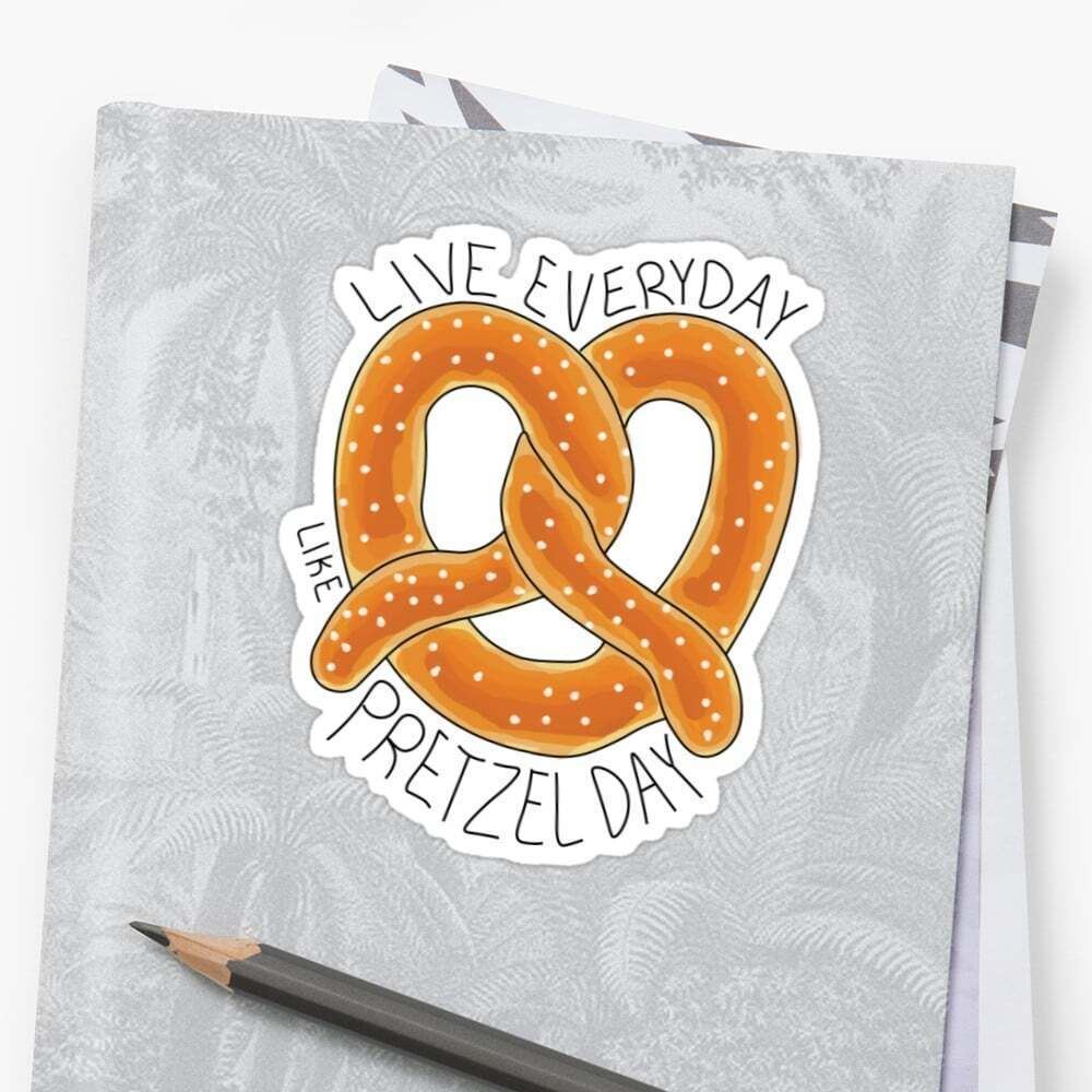 THE OFFICE Vinyl Stickers [F] FALSE Pretzel Day STAPLER JELLO Scott's Totts +