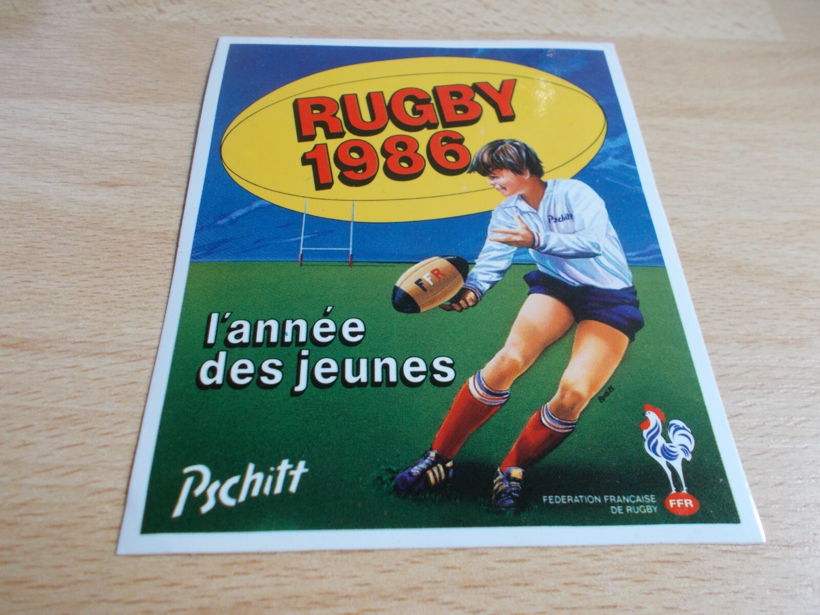 Sticker Rugby 1986