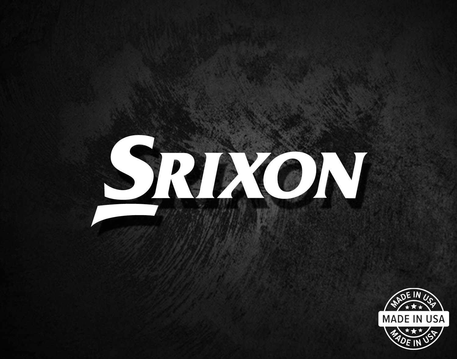 Srixon Golf Decal, Vinyl Die Cut Window Sticker, 100% Made In USA