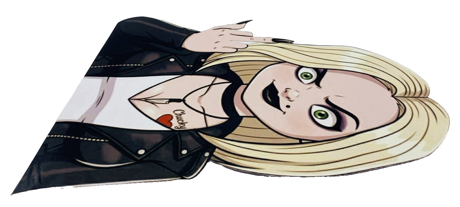 Bride Of Chucky Tiffany Inspired Waterproof Car Decal Vinyl Sticker Horror