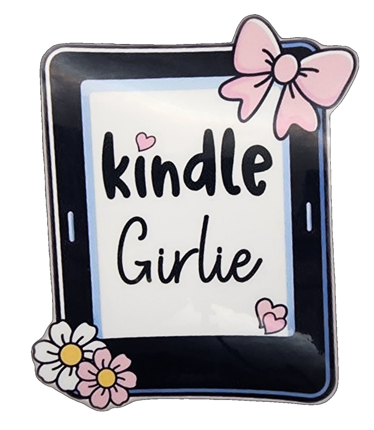 Kindle Girlie Waterproof Car Decal Wall Poster Vinyl Cute Aesthetic Reading