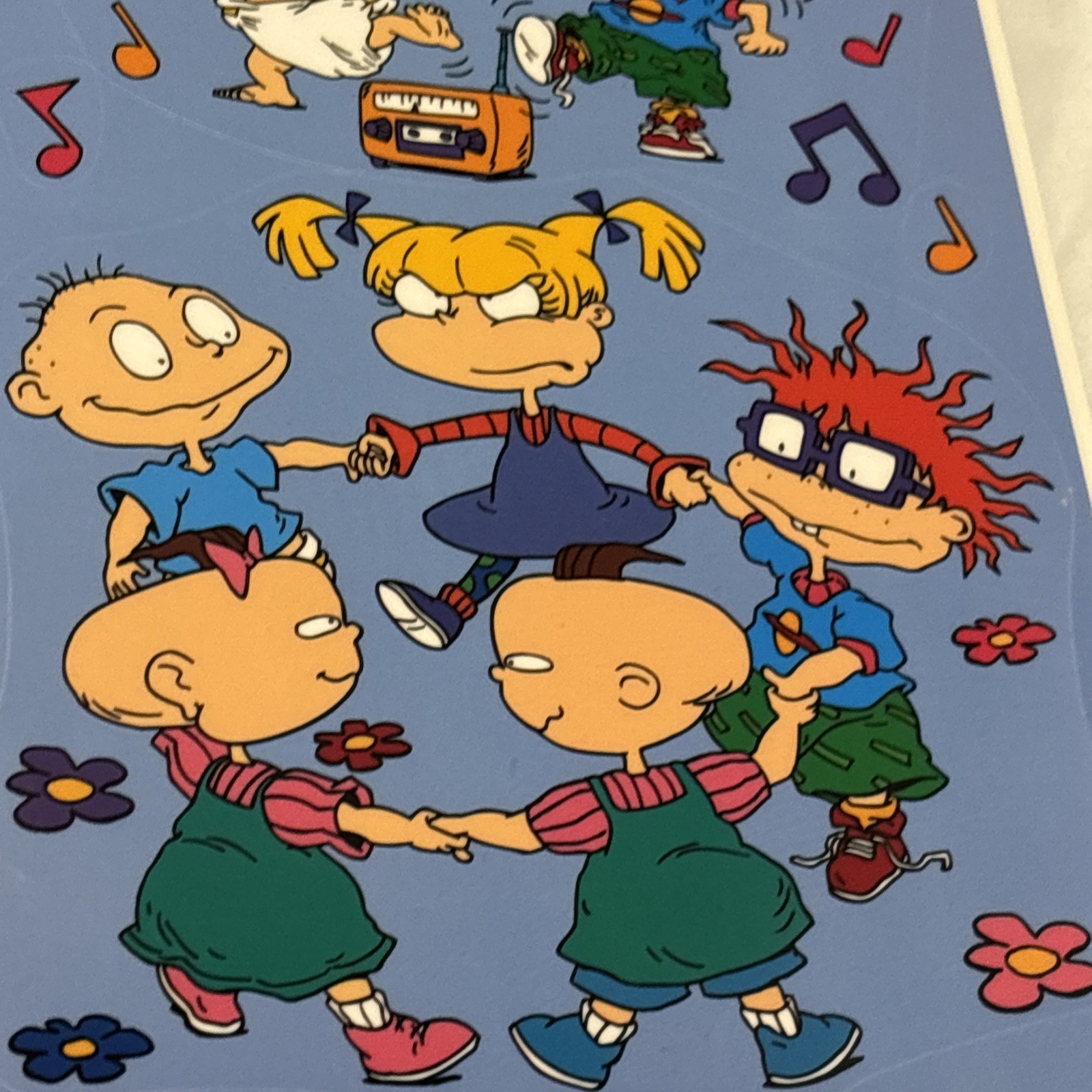 Rugrats Nickelodeon Static Cling Window Decorations Vintage