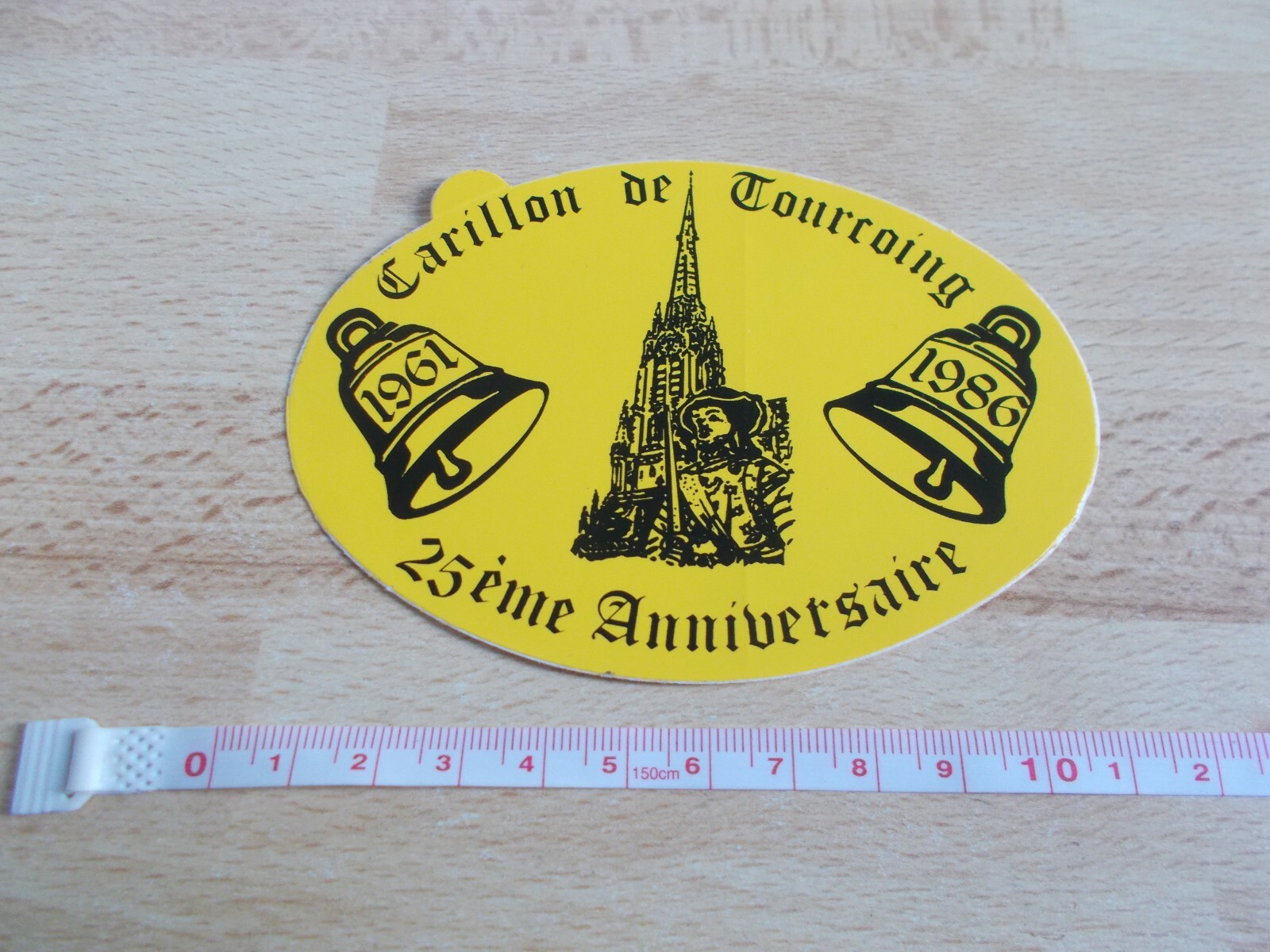 Sticker Chime Tourcoing – 25ème Birthday – 1961-1986