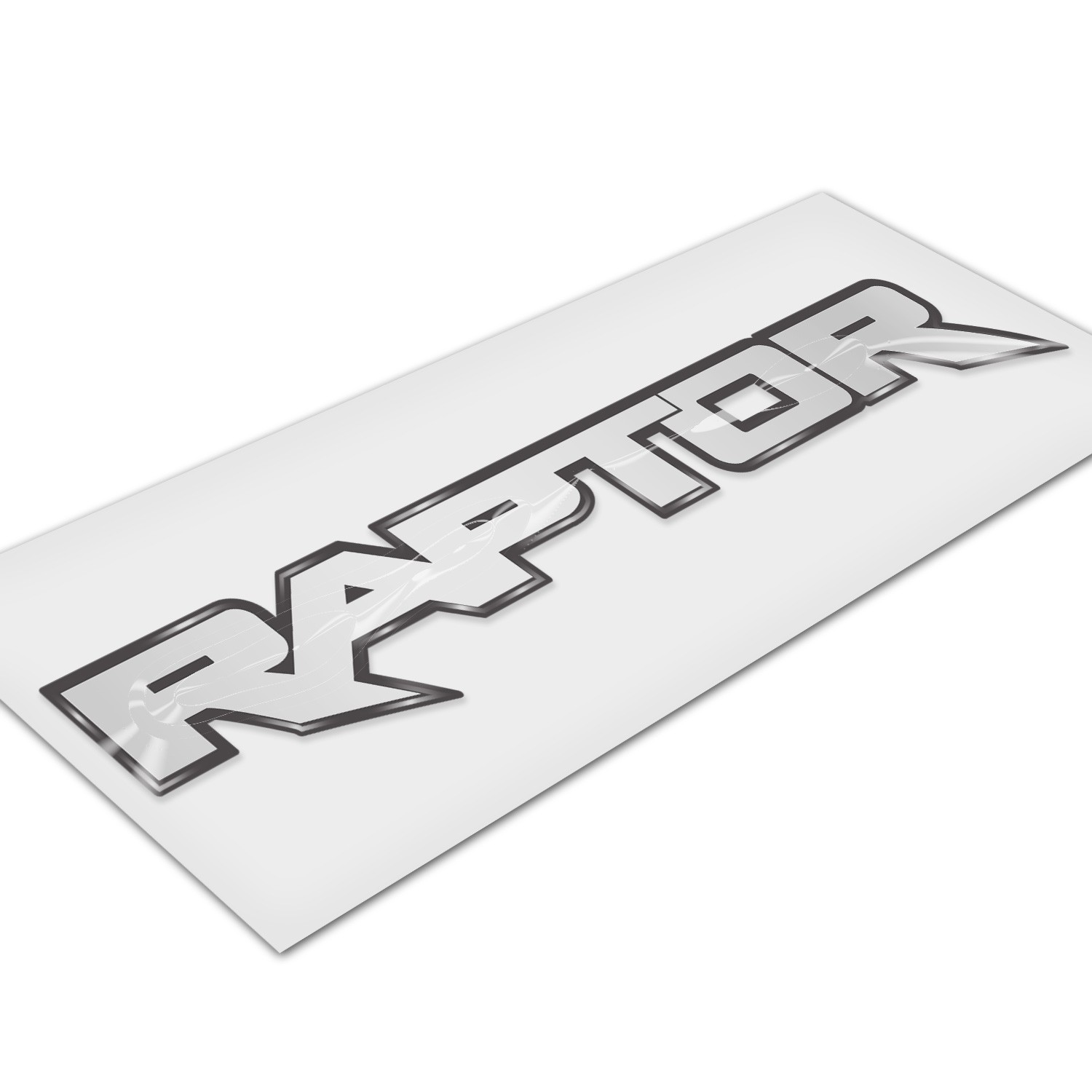 Ford F-150 Raptor 4" Full-Color Flexible 3D Clear Dome Decal