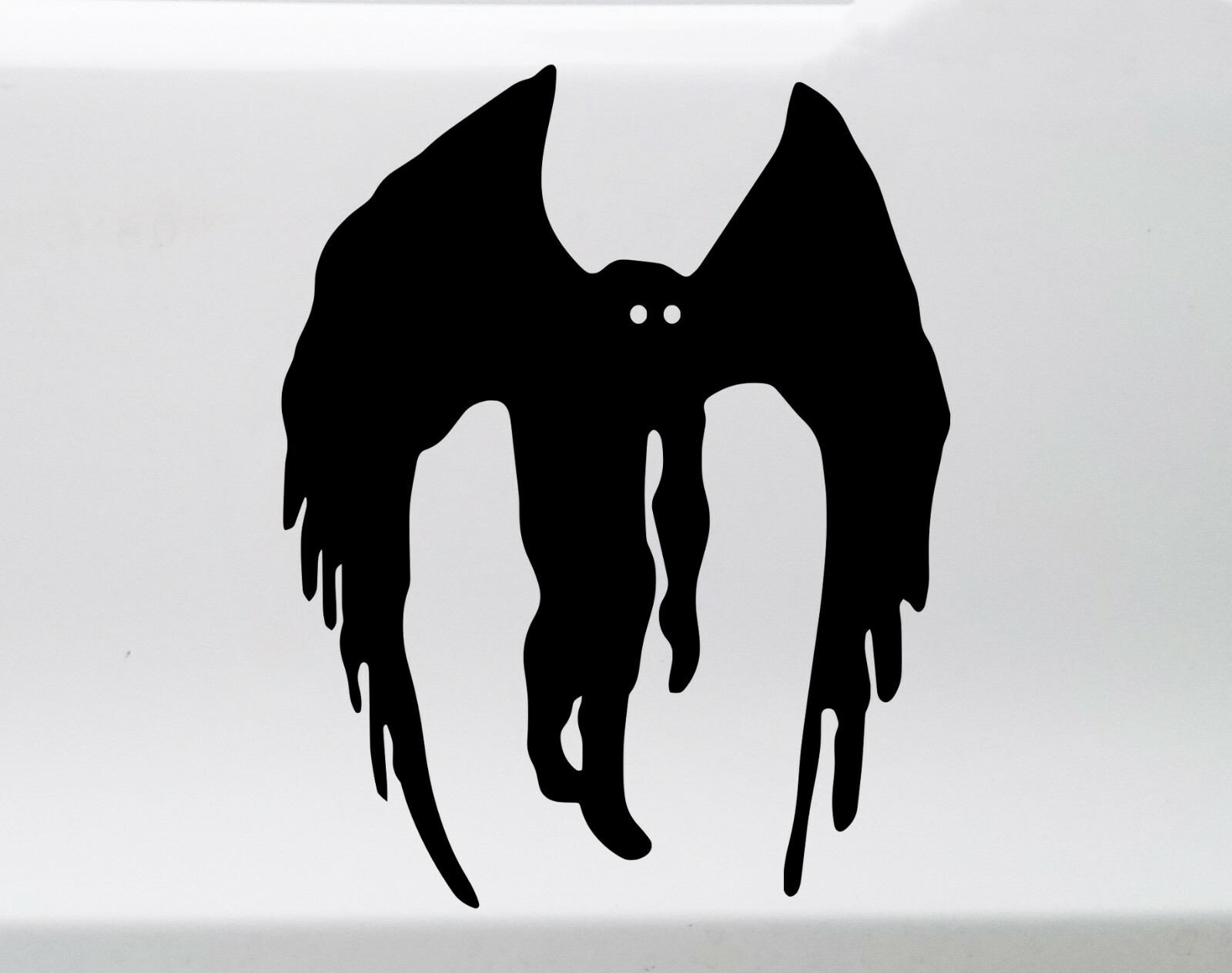 Mothman Vinyl Decal V2 | Cryptid Moth WV Folklore | Die Cut Sticker