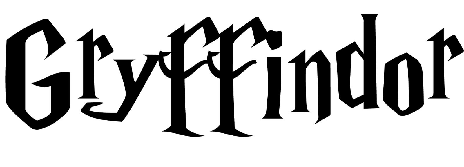 HARRY POTTER Gryffindor vinyl decal house name car window cup book dvd