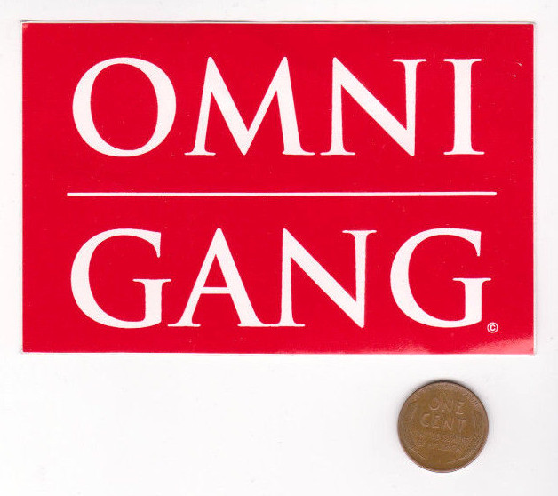OMNI GANG Sticker-Decal-Red White-Advanced Engineer Products