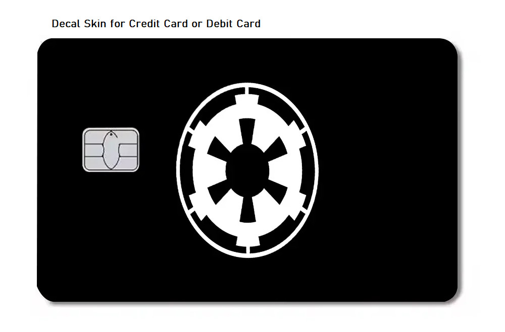 Star Wars Empire Card Decal Sticker for Credit Card or Debit Card Perfect Fit