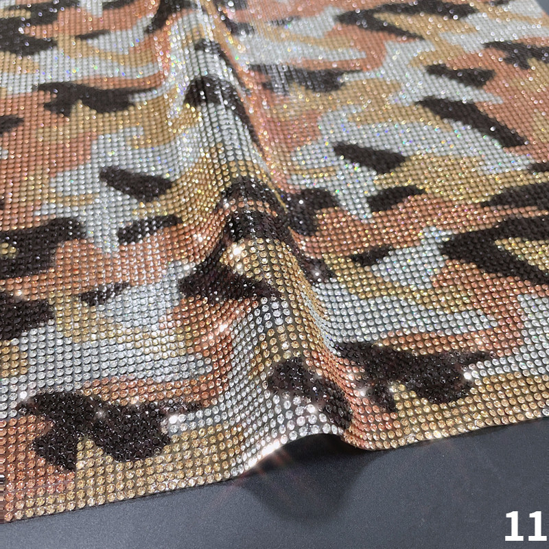 24*40cm DIY Vehicle Car Leopard Print Glitter Rhinestone Sticker Diamond Decor