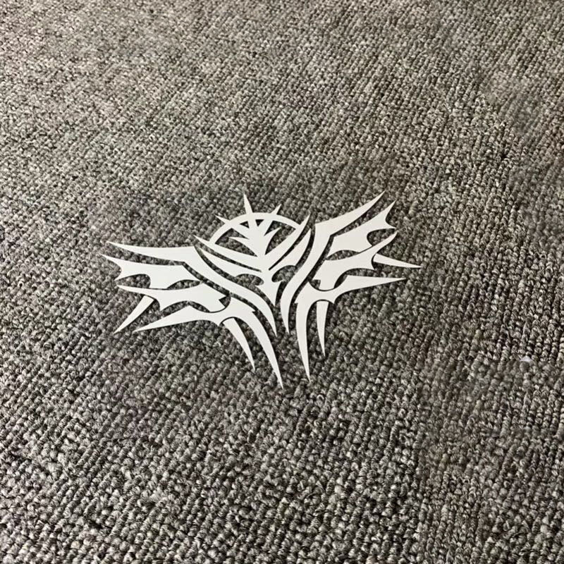 Gundam Laser / Reflective white Sticker Decal for car refrigerator case and etc.