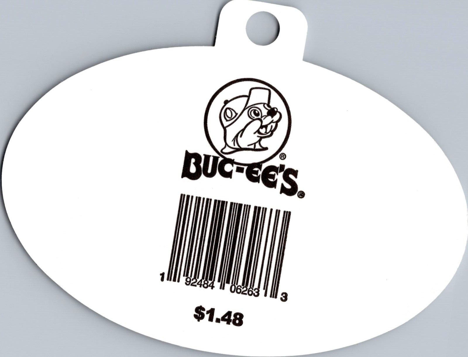 Buc-ee's Georgia Small Oval Sticker Advertising Logo – Logo GA – 2.75 x 4.25