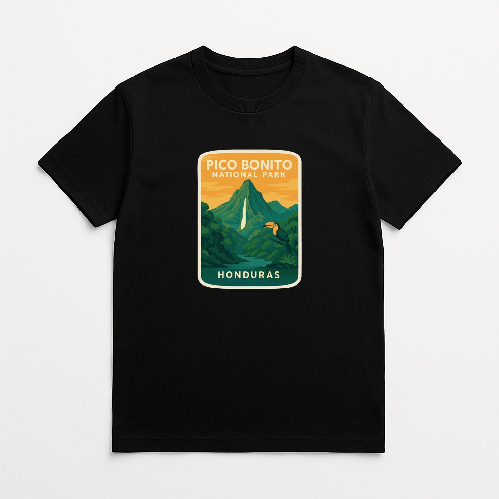 Pico Bonito Honduras Iron On Heat Transfer Vinyl HTV World National Parks