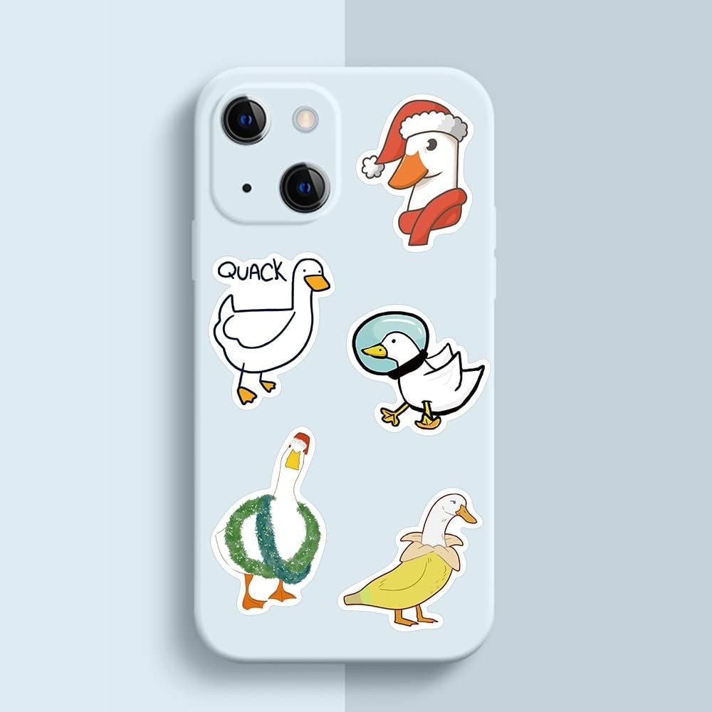 Cute Duck Stickers for Kids Teens Adults, Funny Cartoon Duck Stickers for Scr…