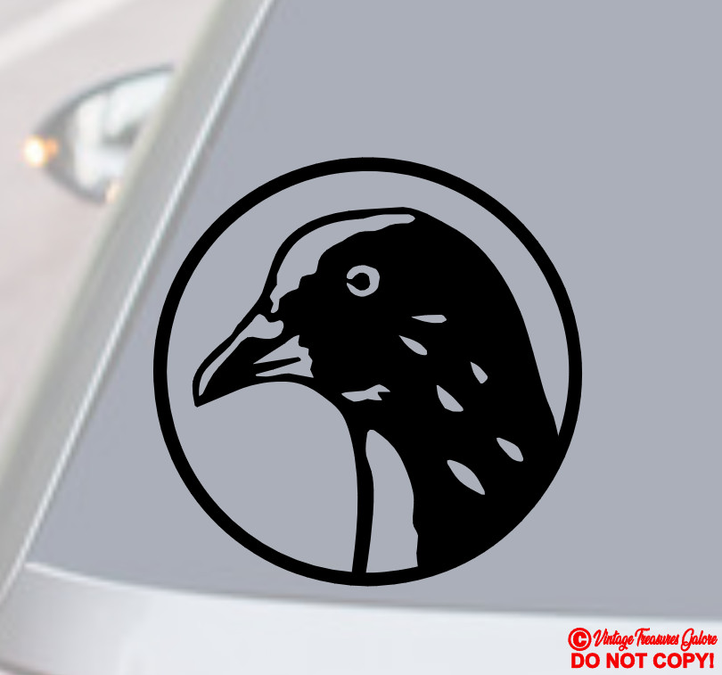 PIGEON ROCK-DOVE DOMESTIC BIRD Vinyl Decal Sticker Car Truck Window Wall Bumper