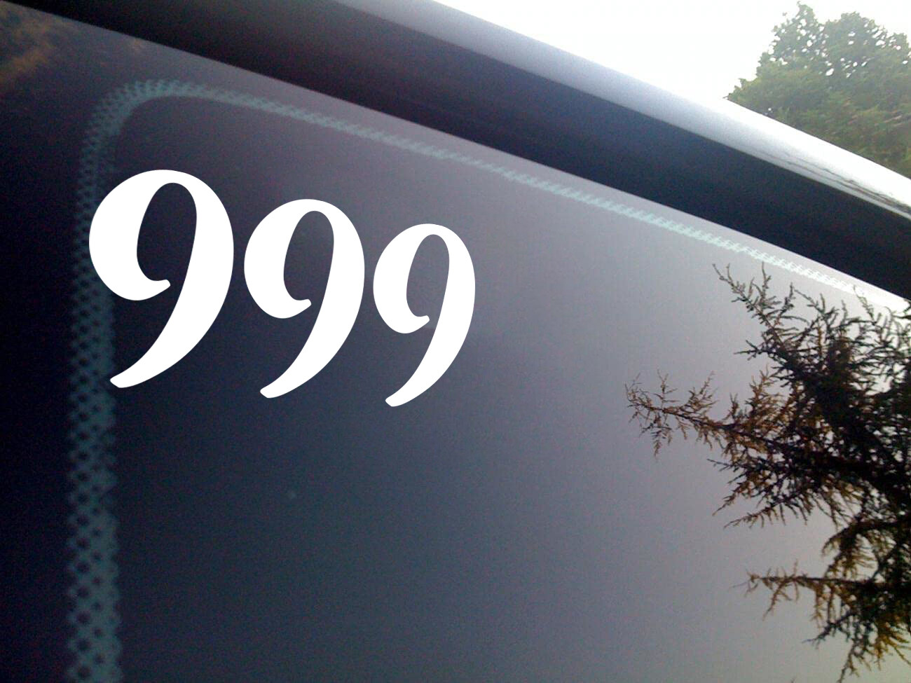 999 Angel Number Vinyl Decal – Release Completion Numerology – Die Cut Sticker