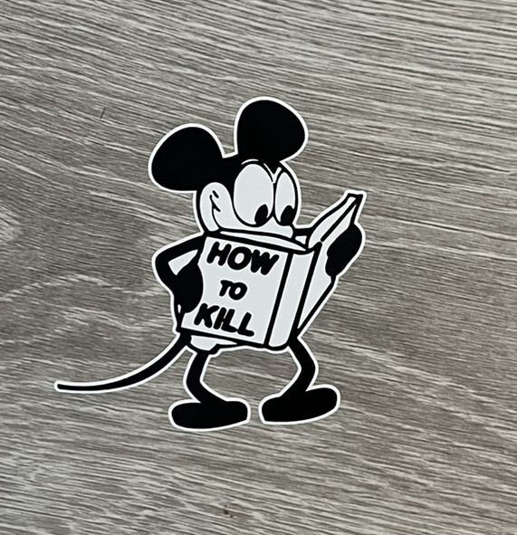 Mickey Mouse Sticker – Punk Rock Heavy Metal