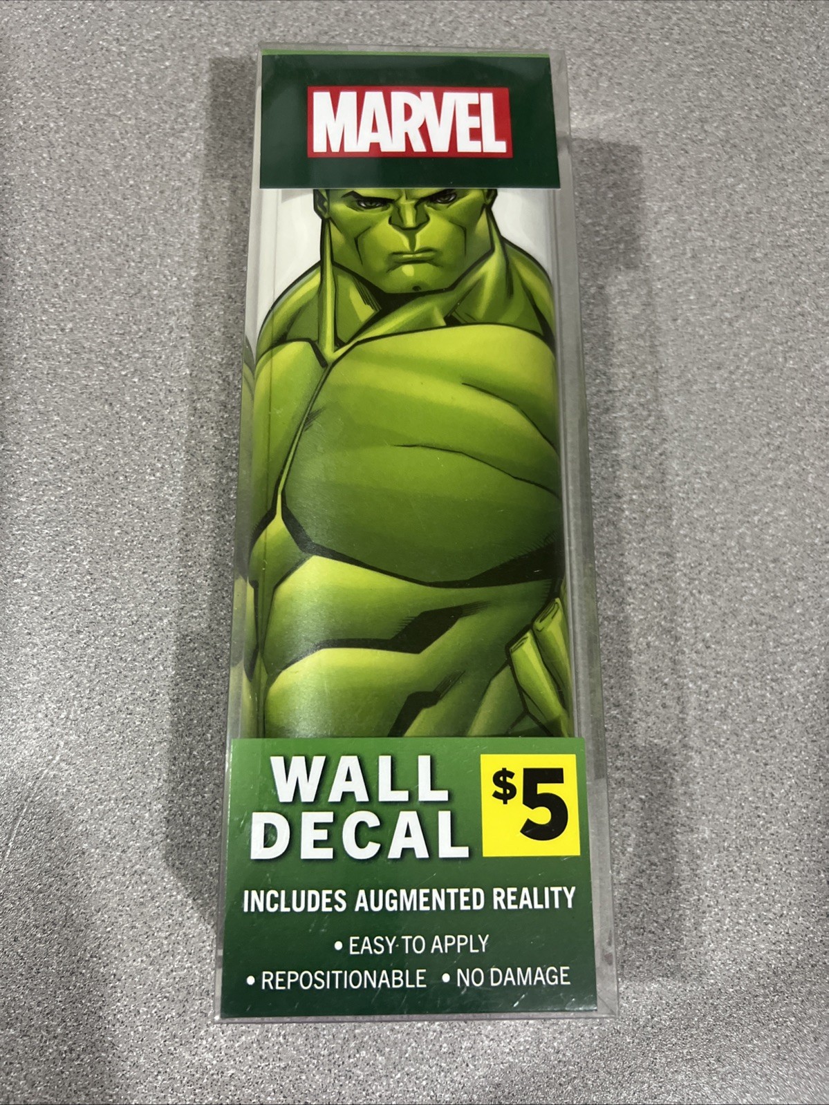 Marvel Hulk Wall Decal 11×17” With Augmented Reality Action – Peal N Stick