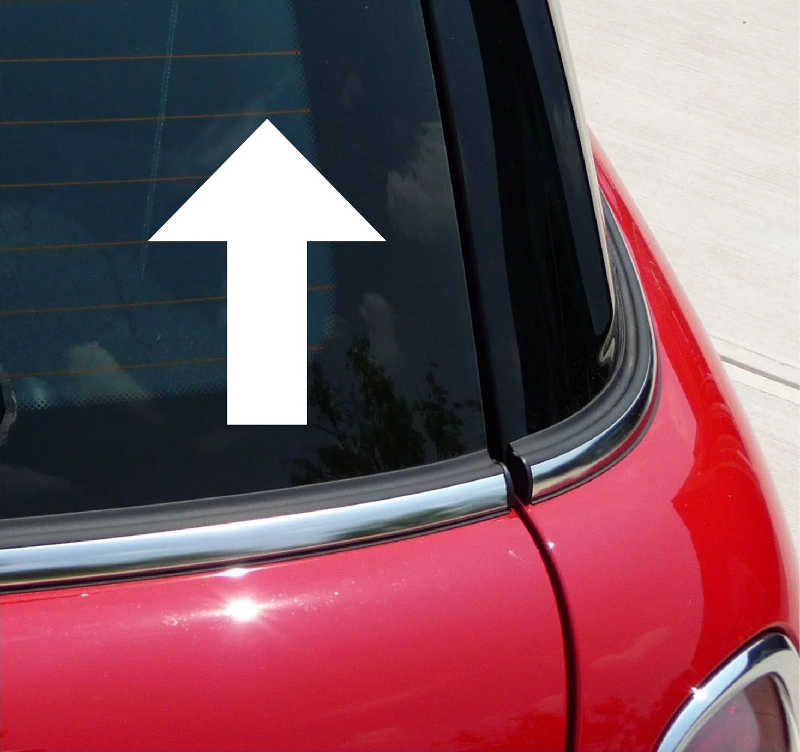 SINGLE ARROW STICKER DECAL CAR WINDOW DIRECTION POINT DOOR WALL SIGN LEFT RIGHT
