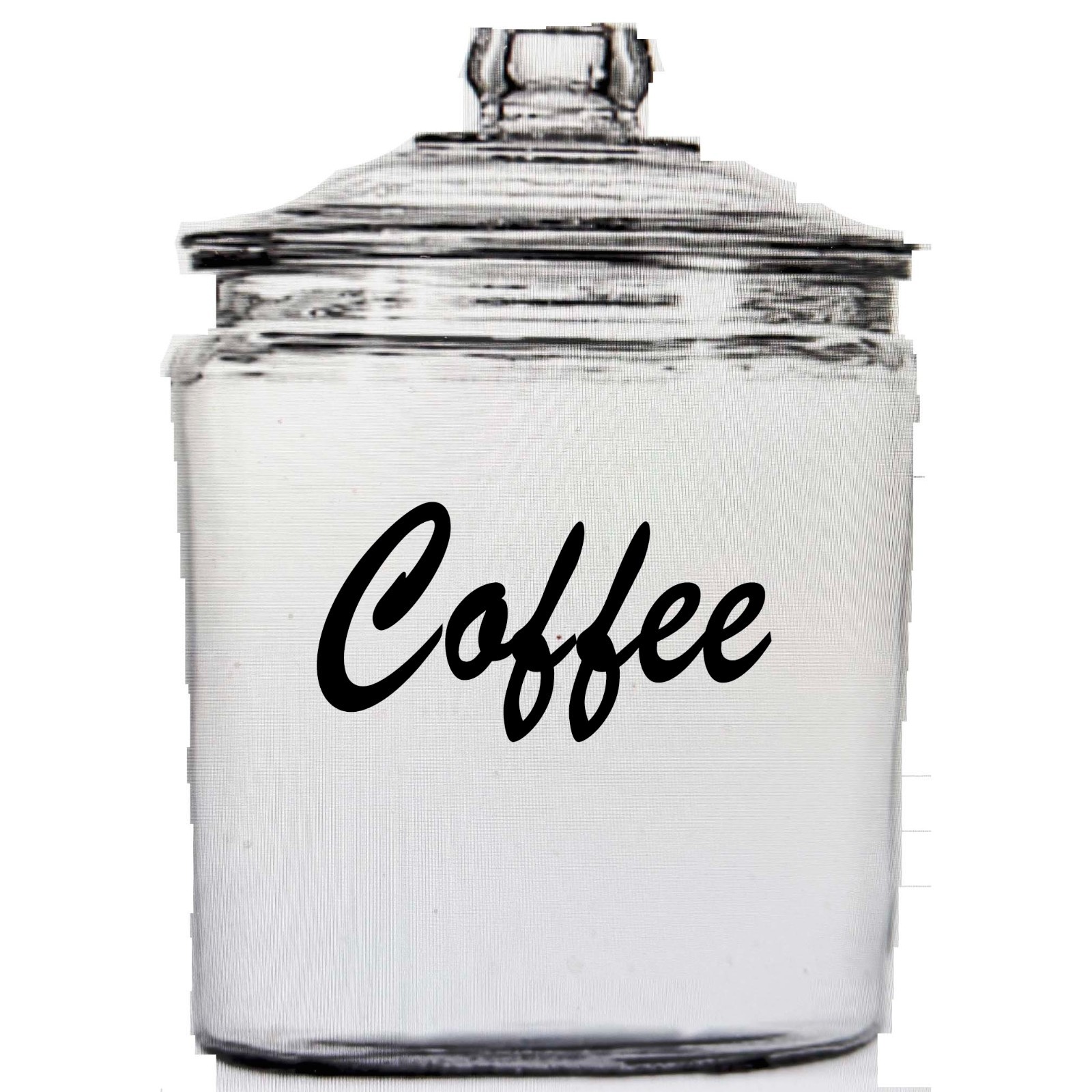 Coffee label canister jars storage custom Pantry kitchen organization stickers