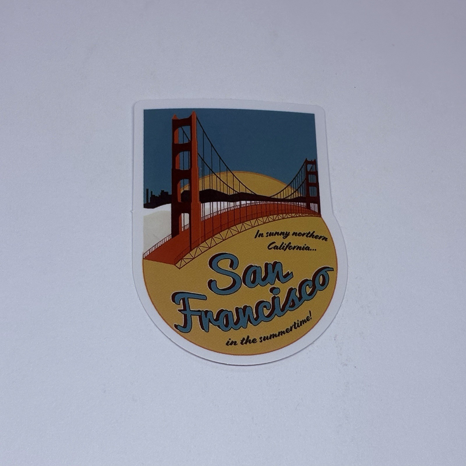 Golden Gate Bridge Sticker San Francisco City Art Decal Vinyl Country Travel Tc9