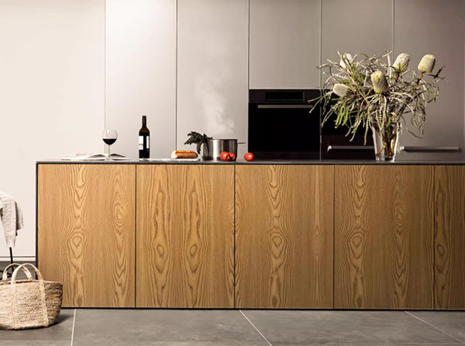 Self Adhesive Wood Grain Furniture Stickers PVC Wallpaper cabinets Gloss Film…
