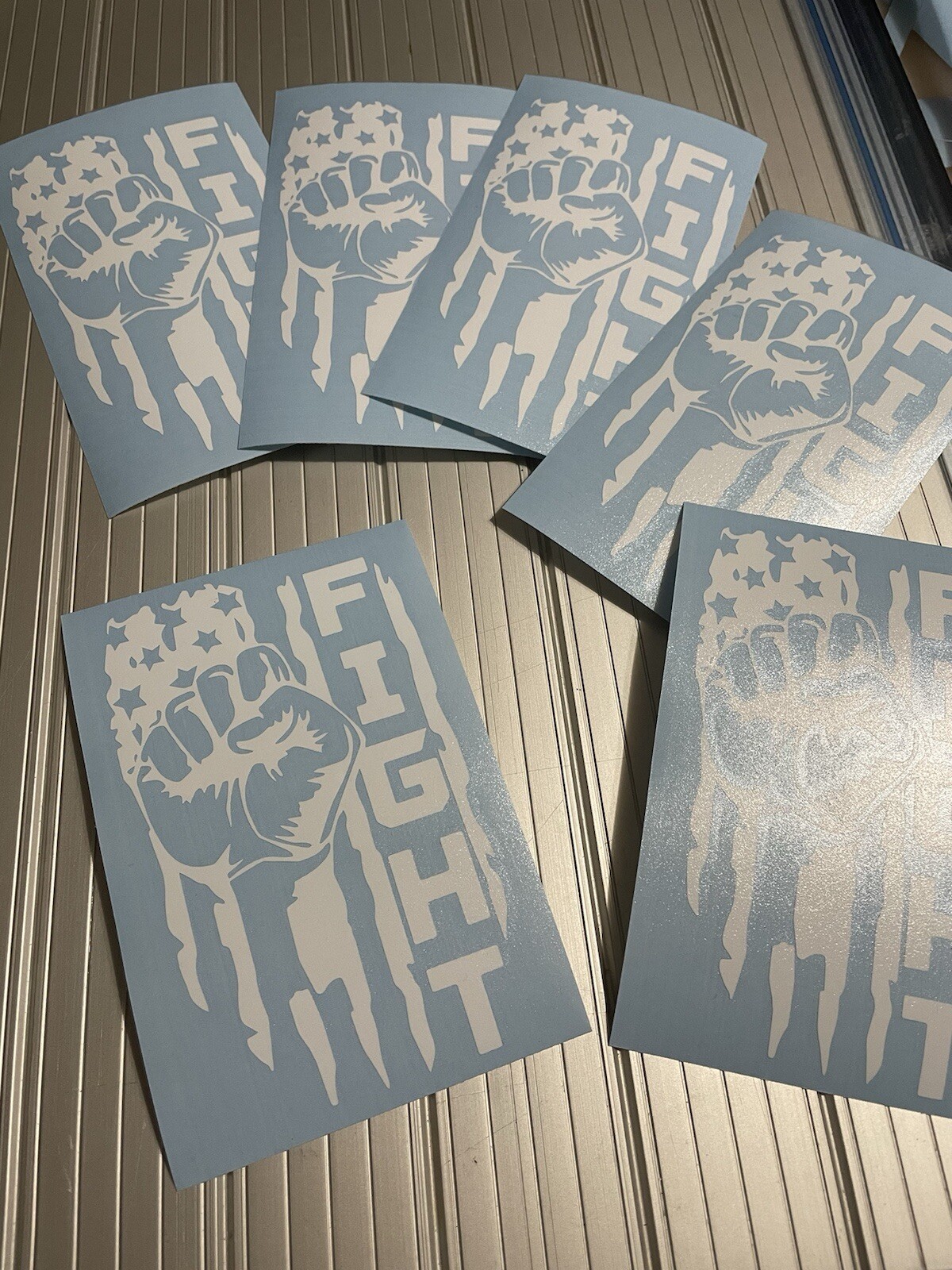 Fight Decal 6” Or 8” Your Choice .