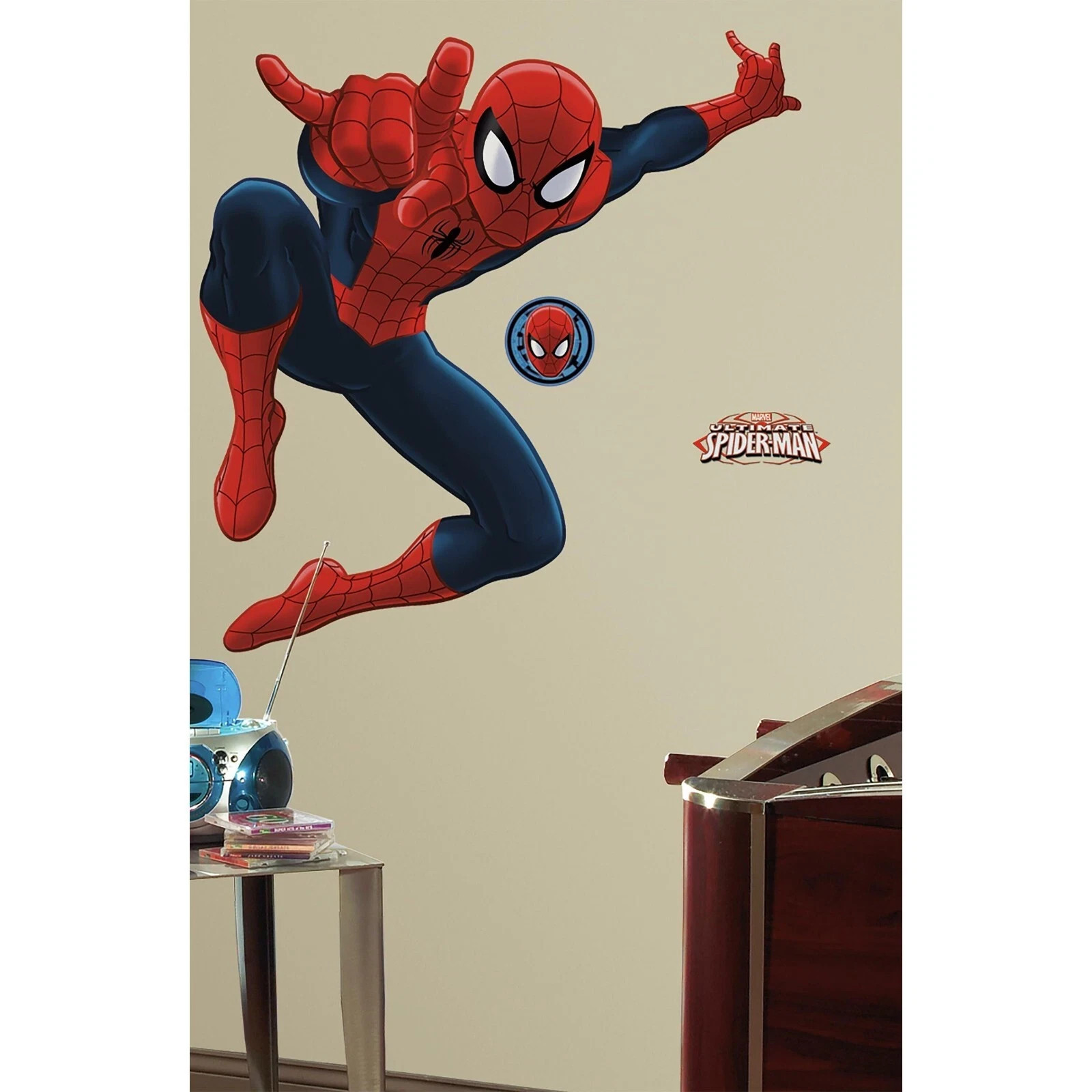 Spider Man Wall Sticker Decal DIY Art Mural Marvel Super Hero Kids Room 3D