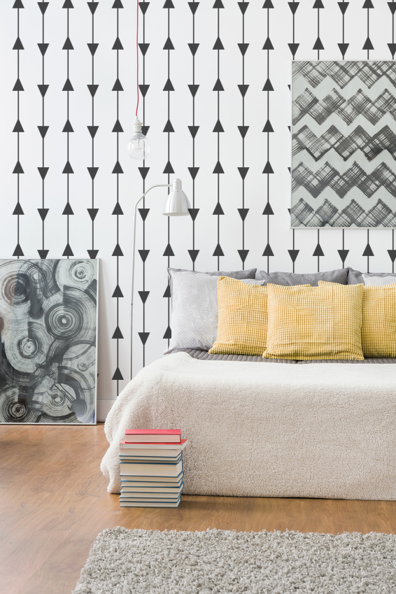 Triangle Wall Decal, Triangle Pattern, Triangle Decals, Apartment Wall Decor