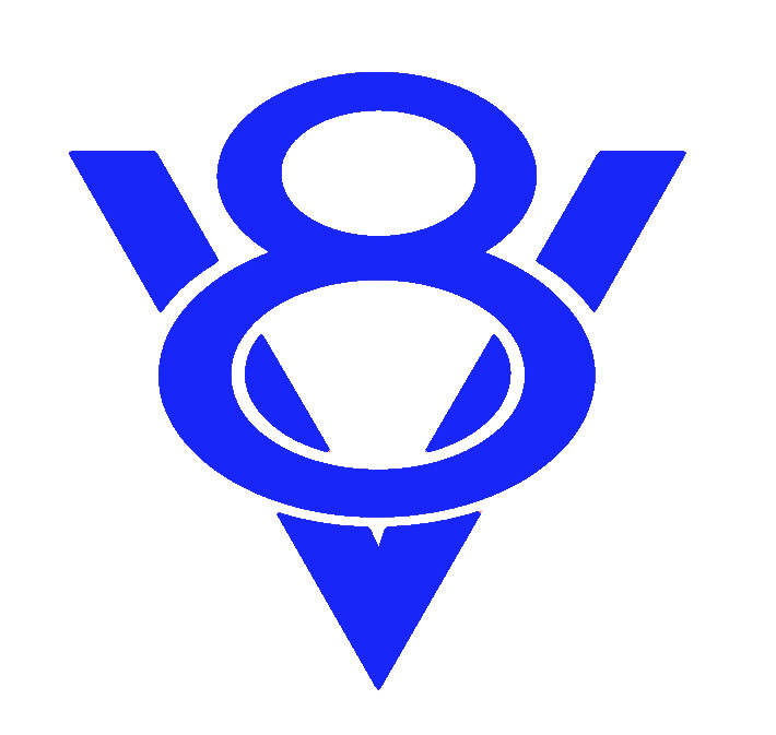 V8, V EIGHT , ENGINE, Decal Stickers for Cars, Windows, Laptops, Wall, Tablets