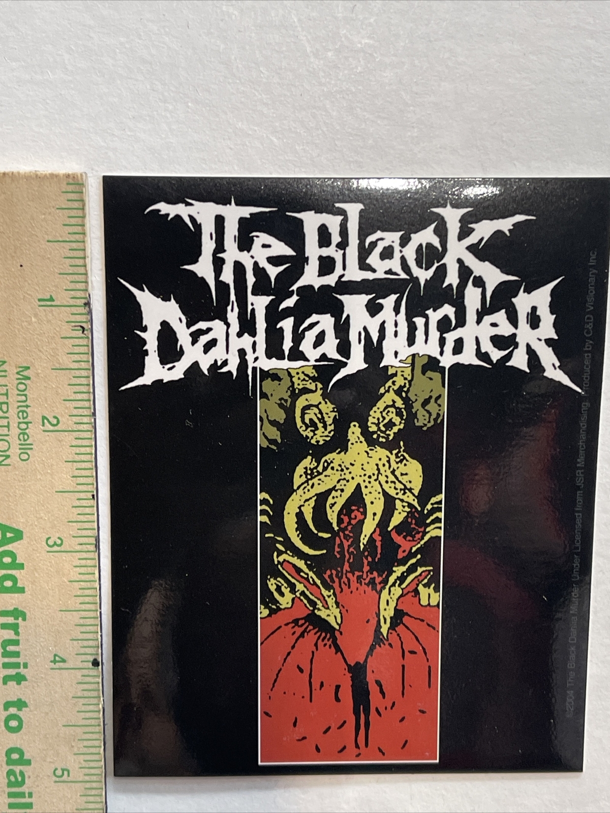 The Black Dahlia Murder Sticker: New, Licensed, Vinyl, Rare, Vintage 2004