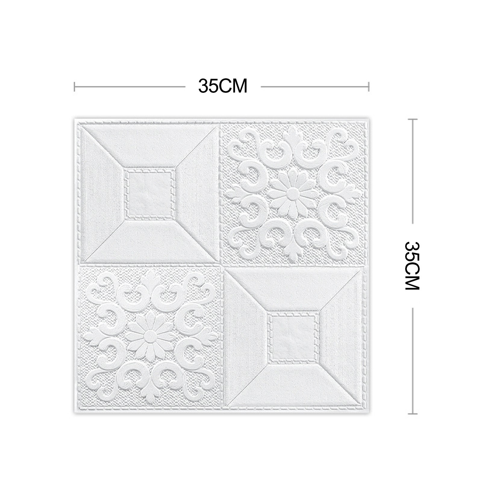 Foam Panel 3D Wall Sticker Decals Decoration Replacement Self-adhesive