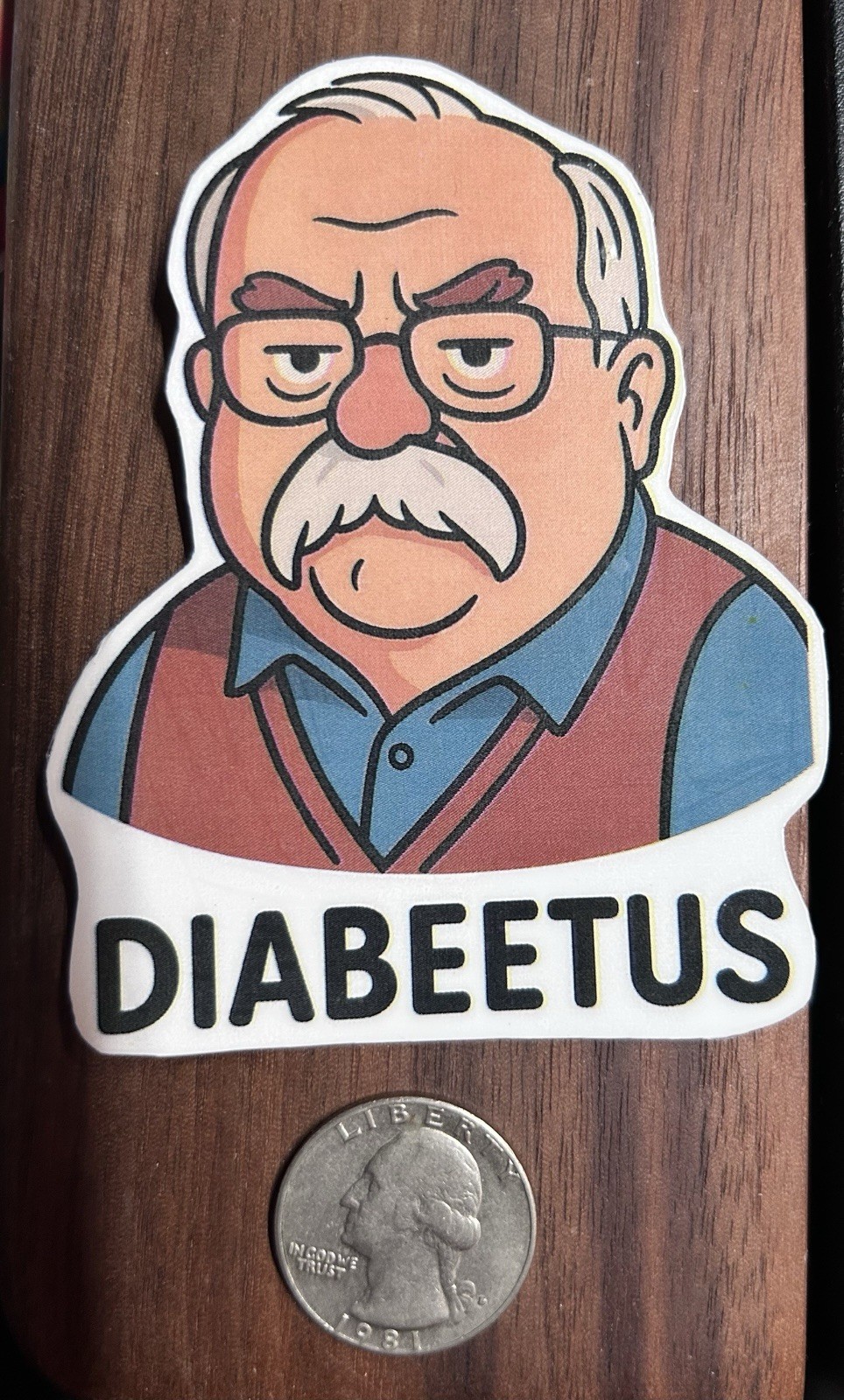 Diabeetus Sticker – Glossy Vinyl