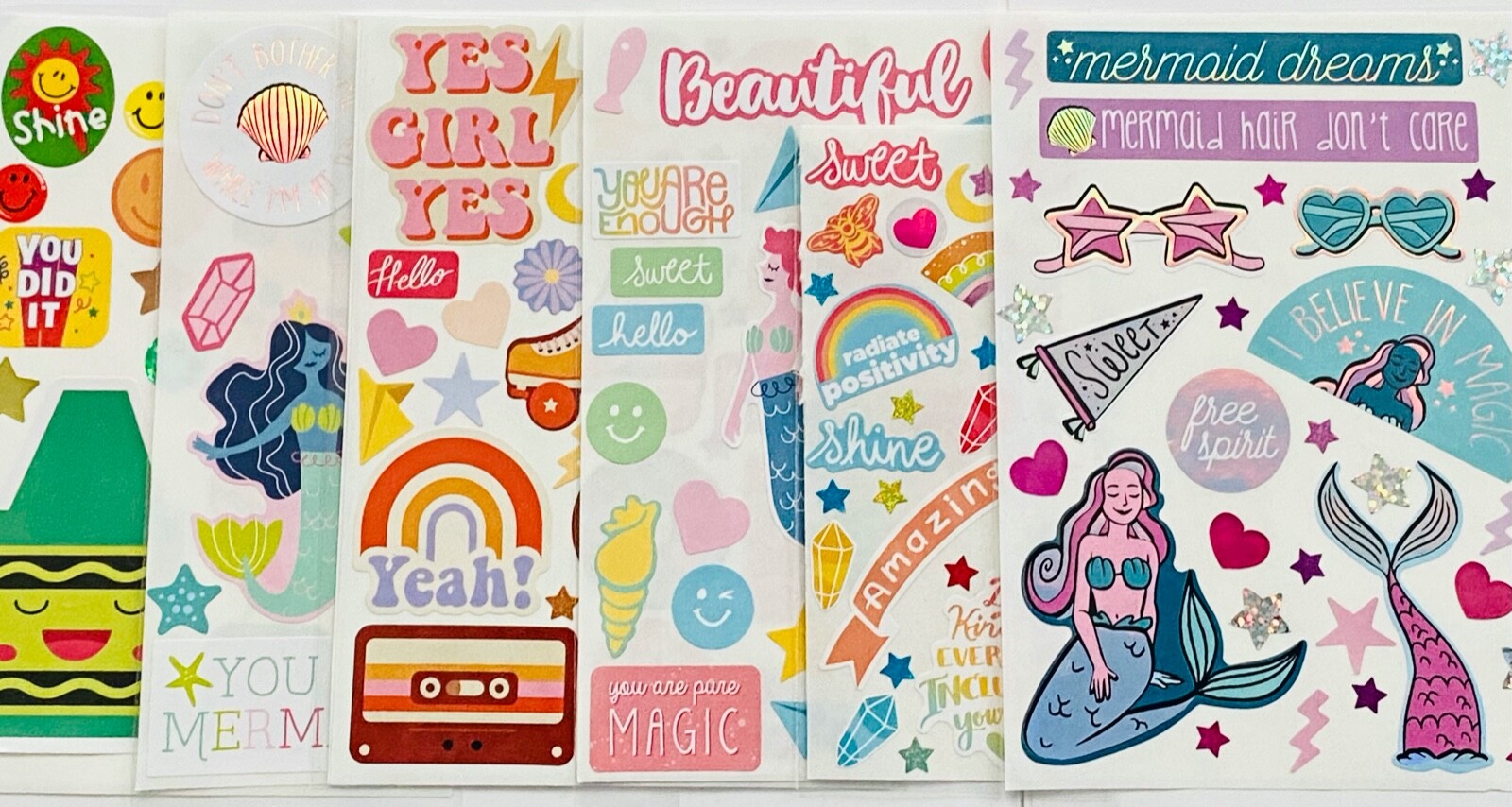 100+ Stickers Retro Crayons Crayola Colors art tools supplies collage create fun