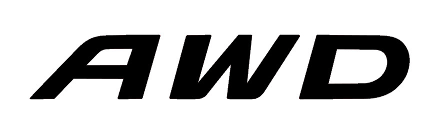 AWD, ALL-WHEEL DRIVE, (2 Stickers) Decal Stickers for Cars, Windows, Laptops
