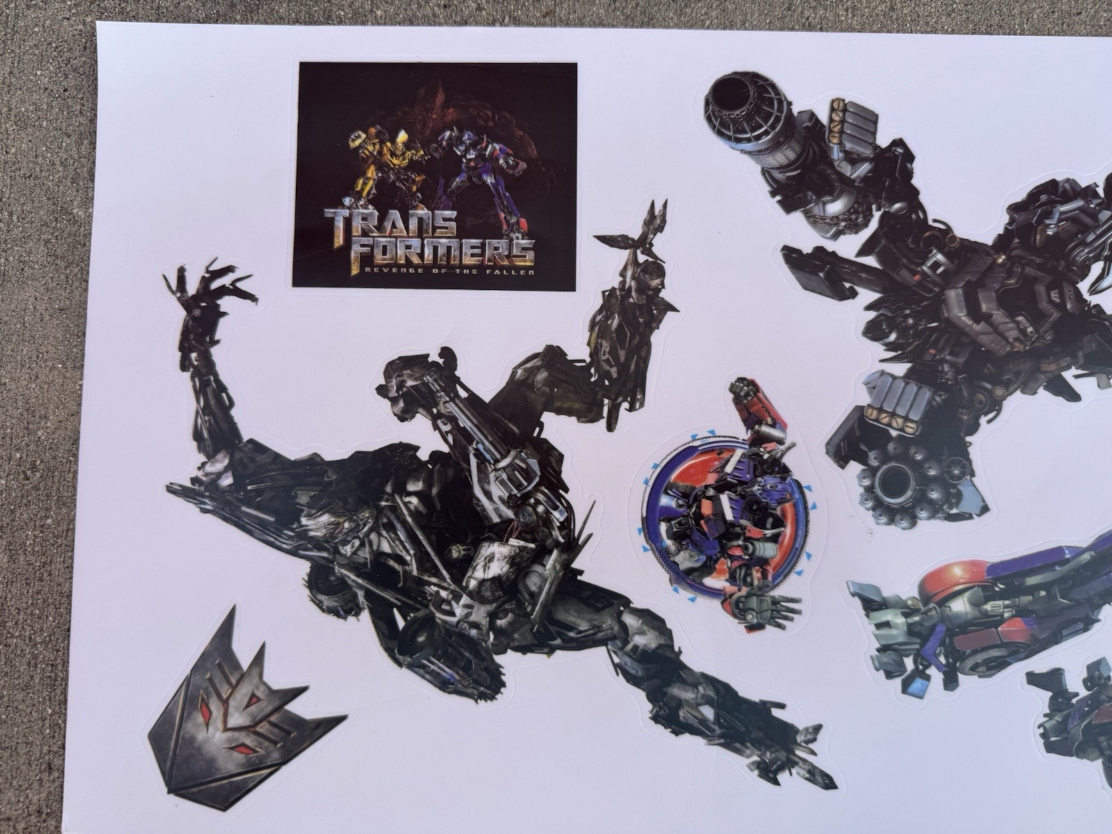TRANSFORMERS Wall Stickers Decals 20 decals room decor Bumblebee Optimus Prime