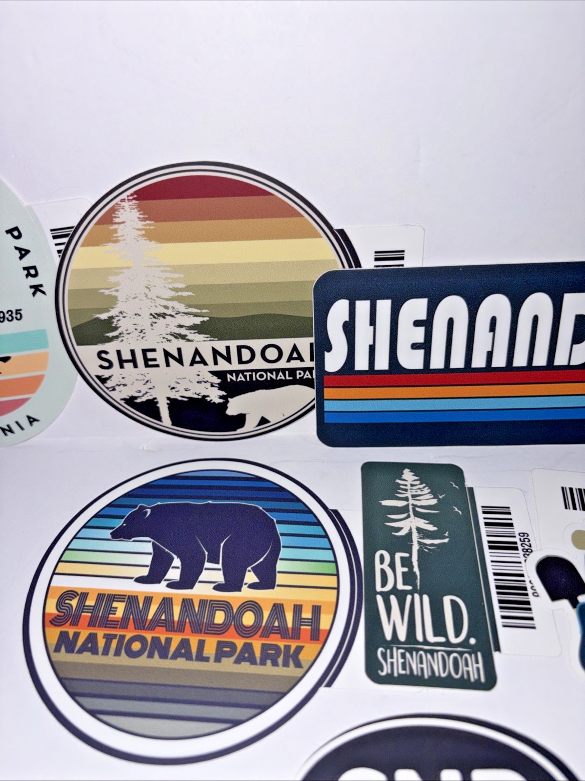 Travel Sticker Lot Of 9 Virginia Shenandoah National Park Appalachian Trail