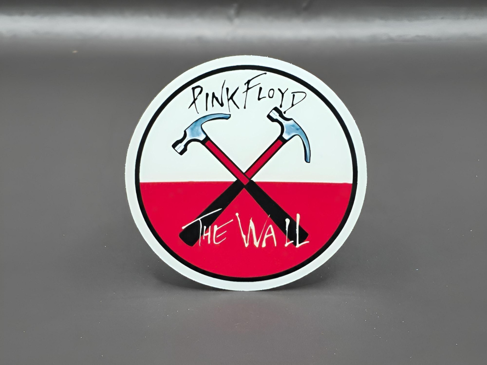 Pink Floyd Inspired Stickers The Wall & Dark Side Of The Moon Rock Prism Decals