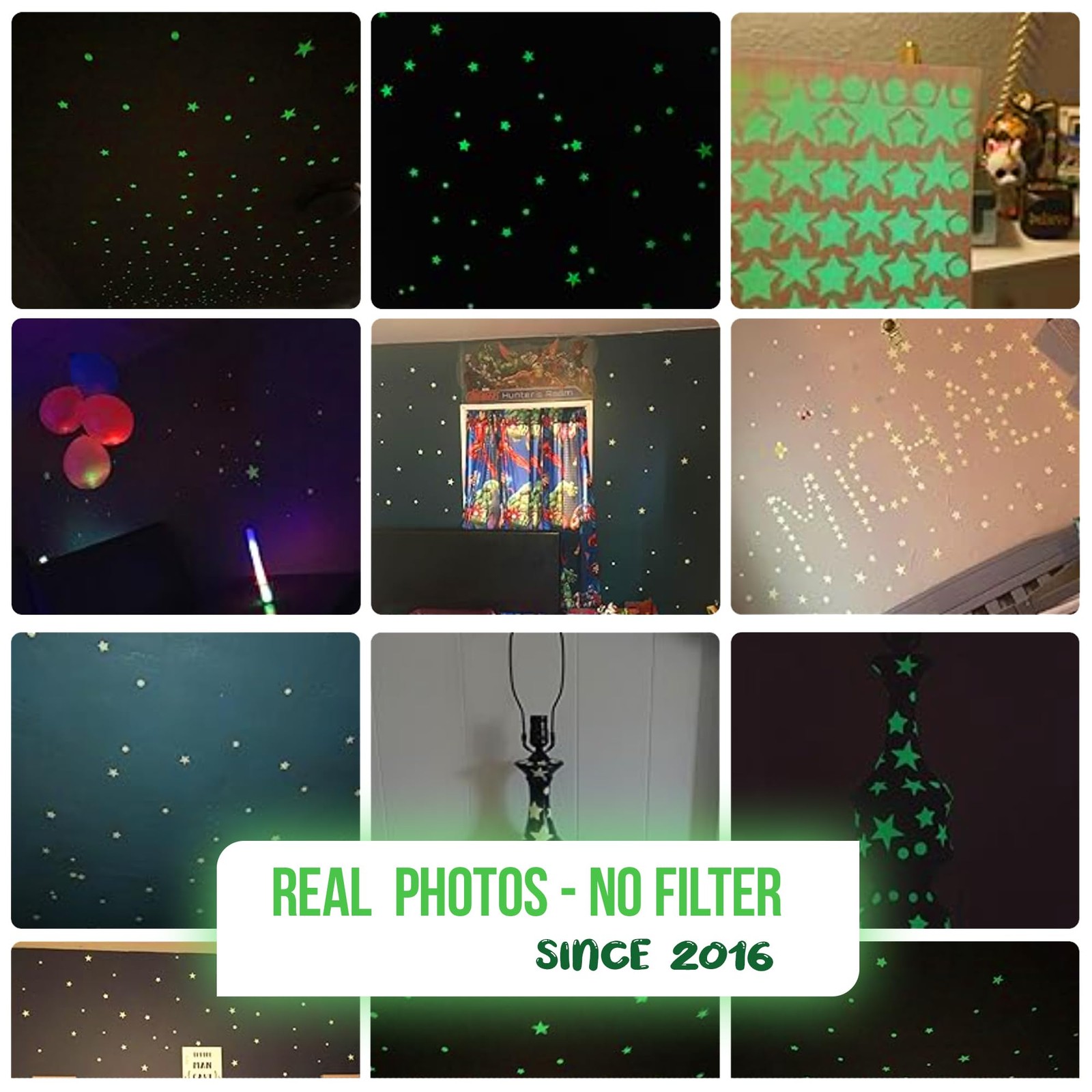 Glow in The Dark Stars for Ceiling or Wall youth large / 11-13, 204