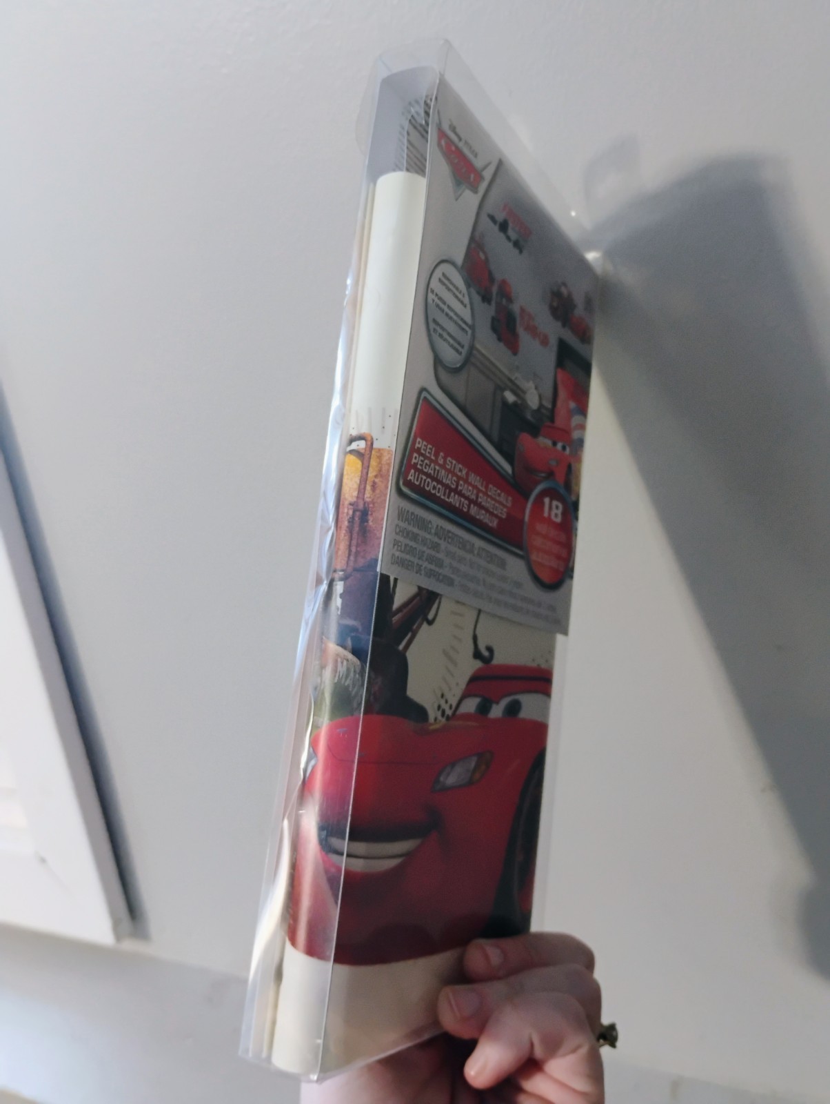 NEW Disney Cars Lightning McQueen Wall Decals Peel & Stick Wall Stickers