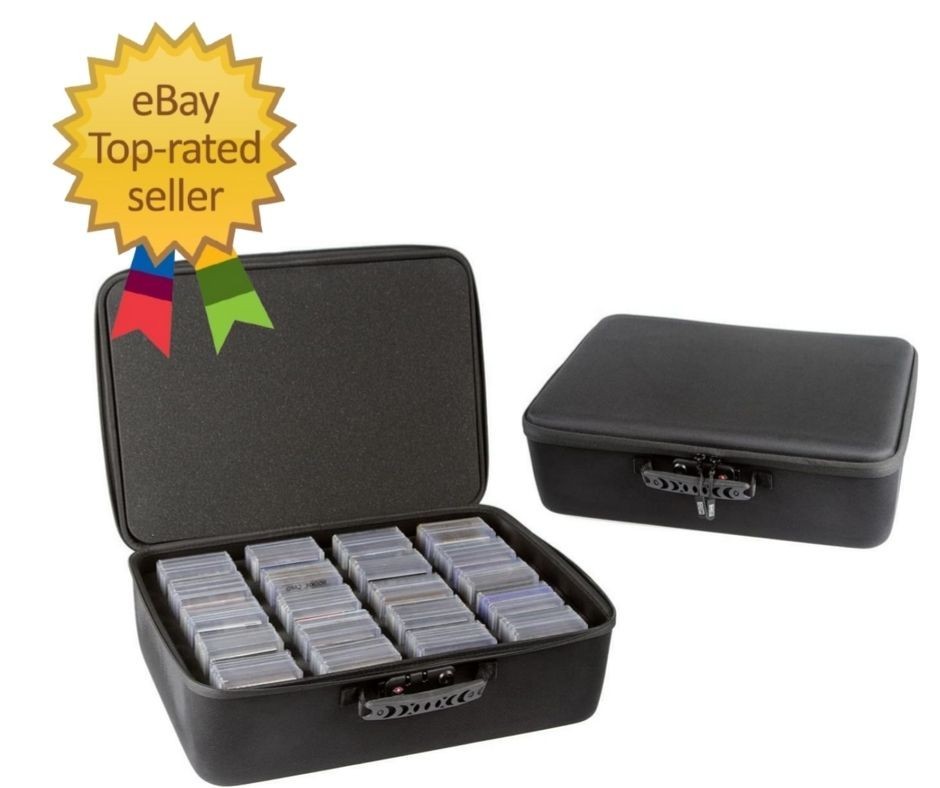 Toploader and One Touch Trading Card Storage Box with Zipper Lock – Sports Card